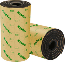 2 Pack High Density Self-Adhesive Sound Insulation Acoustic Closed Cell Foam, 11