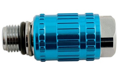 Power-tec 91463 Luftregler Inline 1/4'' Gewinde 100psi max kompakt 59mm Länge