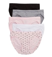 Hanes 42W5CS Cotton Stretch Bikini Panty - 5 Pack