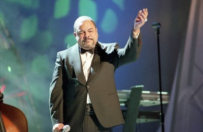 Francisco Pancho Cespedes at Premios Amigo 1998 Congress Centre Ma- Old Photo 4