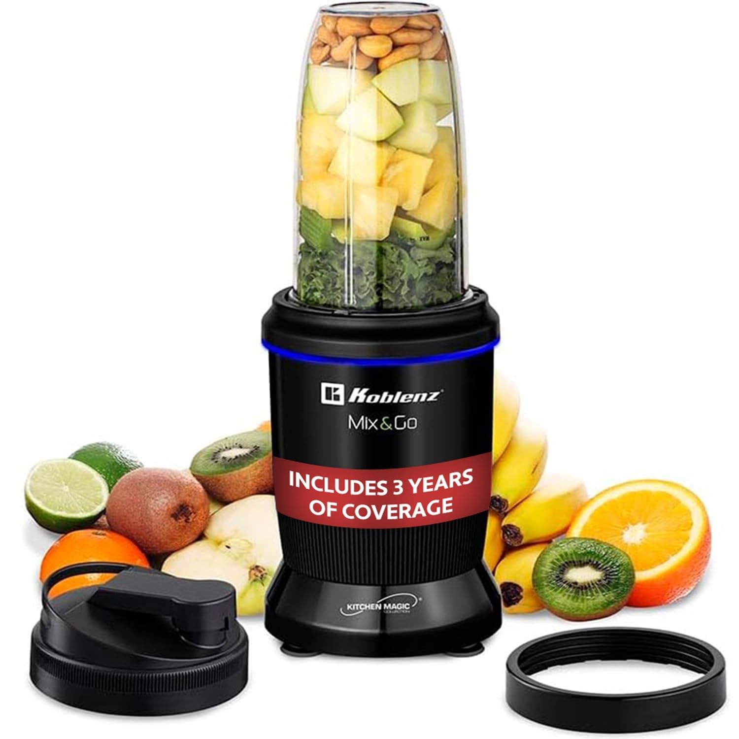Mix&Go Personal Blender, Portable Size Blender for Shakes an