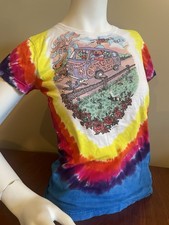 Vintage Grateful Dead T-Shirt Summer Tour They Came By Bus Liquid Blue 2000 M