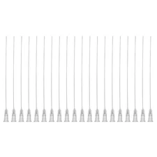 20 Pcs 27G 4 Inch Blunt Tip Dispensing Needles for Adhesive Glue, Gray