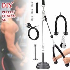 Lat Pull Down Cable Durable Pulley Cables Machine Accessories System DIY Fitness