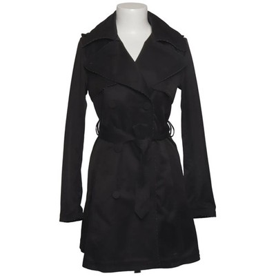 Roberto Cavalli at H&M, Trenchcoat, Damen, Größe: L, Schwarz, Einfarbig #SpH