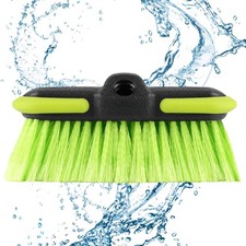 Car Wash Brush Head 8", Scrub Brush Attachment for Extension Pole, Outdoor Clean