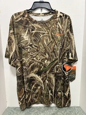 Men’s Realtree Habit Camo T-Shirt Large Scent Factor Scent Inhibitor Wicking