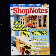 ShopNotes Vol. 22 Issue 128 SHOP CABINETS, BAND SAW, TABLE SAW, RIP BLADES