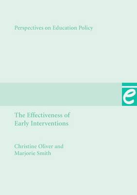 Effectiveness of Early Interventions (Perspectives on Educational Policy) by 