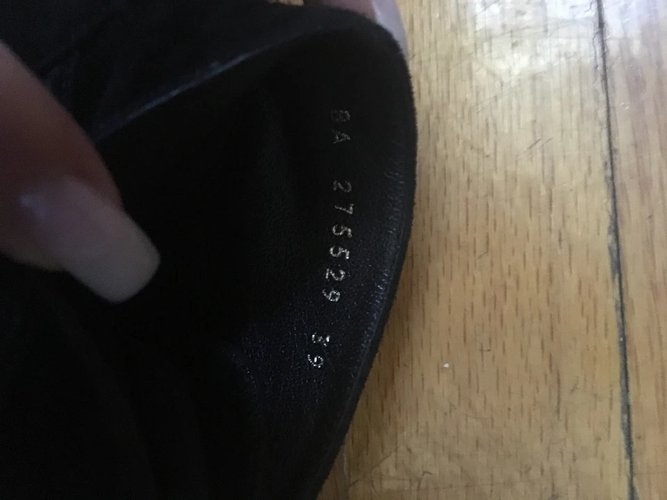 Botas con cordones de gamuza vintage Yves Saint Laurent Lynn años 90 Foto 4 de 4