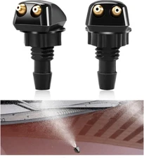 Front Windshield Washer Jet Nozzles Universal Replacement for Most Cars SUVs