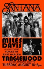 SANTANA REPLICA 1970 CONCERT POSTER