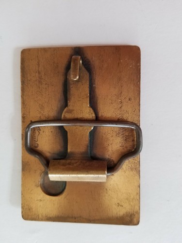 Klitzner Shriners On Camels Caravan Masonic Masons Brass Belt Buckle USA - Picture 3 of 12