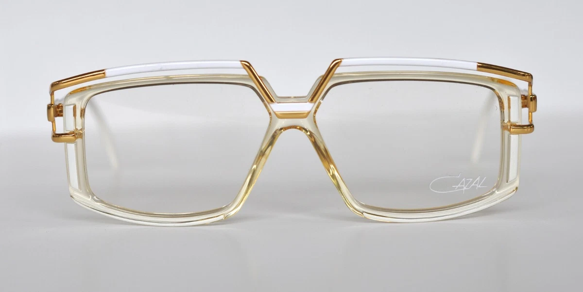 Cazal Vintage Eyeglasses NOS Model 329 Col 192 Gold White