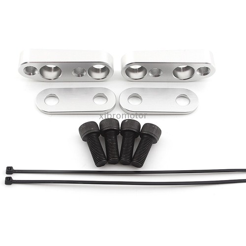 Adjustable Handlebar Risers Adapter Chrome For Honda Goldwing GL1800 2001-2017 - Picture 10 of 12