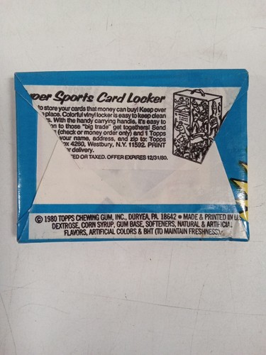 1980 Topps Baseball Unopened Wax Pack Possible Rickey Henderson RC #* - Picture 3 of 3