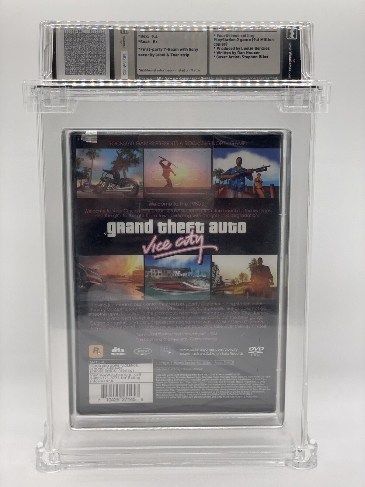 Grand Theft Auto: Vice City 1ST PRINT (PlayStation 2, PS2) New, Factory  Sealed