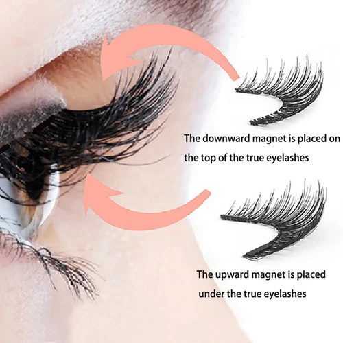 5 Magnets Magnetic Eyelashes Kit with Applicator Natural Look False Lashes UK - Picture 8 of 8