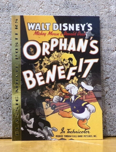 DISNEY PREMIUM TRADING CARD MICKEY MOUSE & DONALD DUCK ORPHAN'S BENEFIT ...