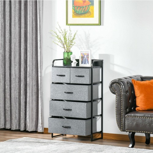5-Drawer Dresser Tower Chest of Drawers Organizer for Bedroom Closet Entryway - Picture 4 of 11