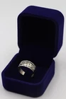 USSR Rare Vintage Kubachi Soviet Women's Ring With Pattern Silver 875 Size 7.5