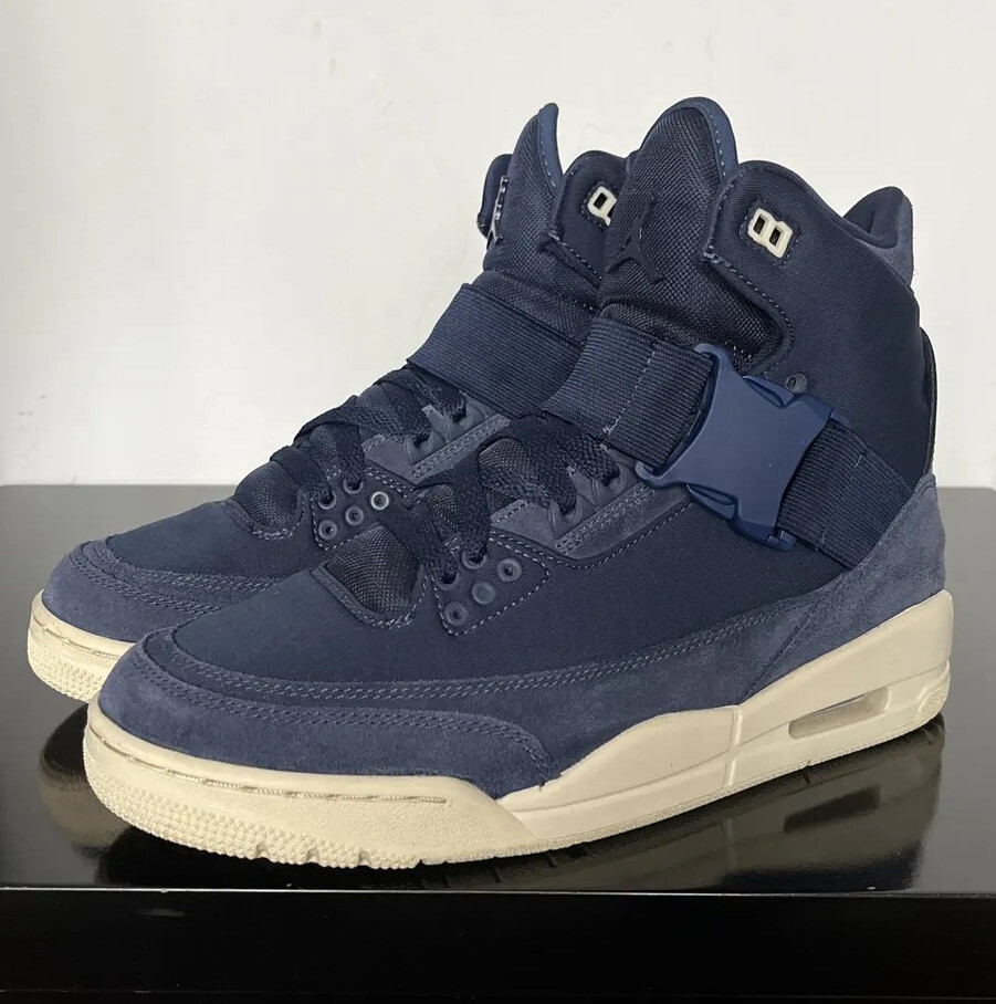 NIKE AIR JORDAN 3 Retro Explorer XX 'Midnight Navy' UK 7.5 BQ0006