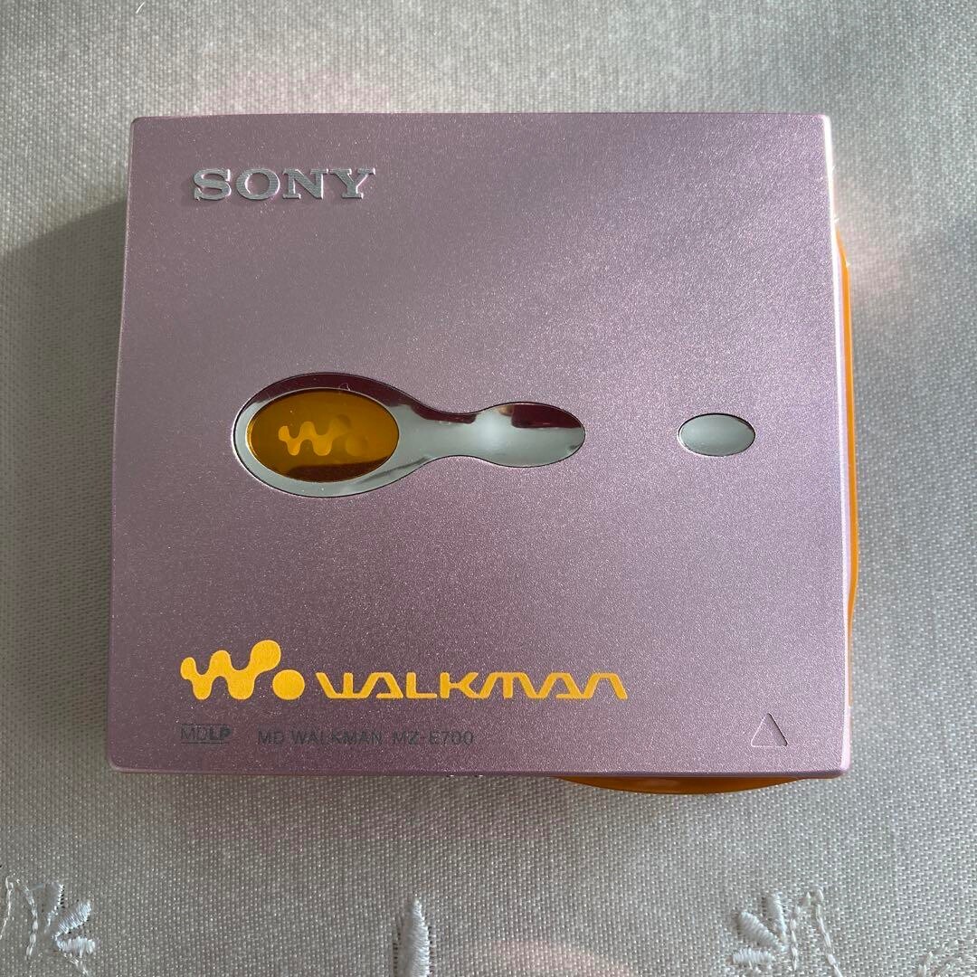 SONY MZ-E700 Minidisc Player MD Walkman MDLP Pink Good GP | eBay