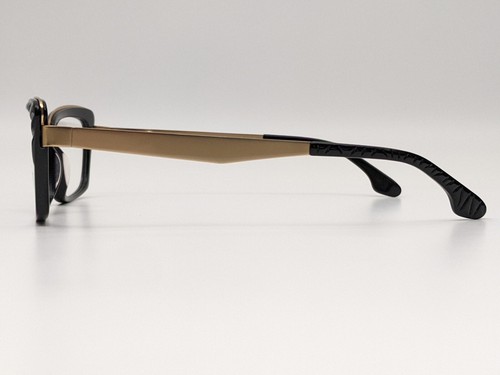 Monturas de gafas Bon Vivant Margot 7044 Butterfly Italia: negras y doradas 52-18-140 - Imagen 7 de 11