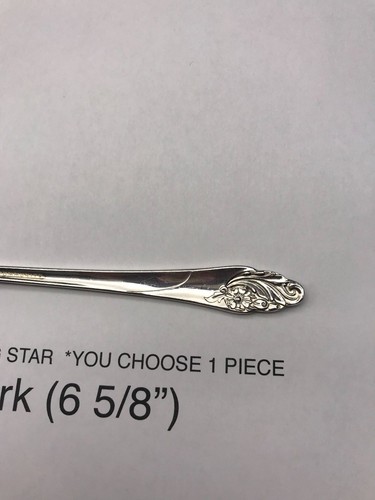 Oneida EVENING STAR Silverware CHOICE Silver Plate Flatware Community (#17-2393) - Picture 30 of 174