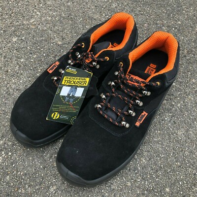 Black Hammer Men's 13 Safety Trainers Lightweight Composite Toe Cap Sole 