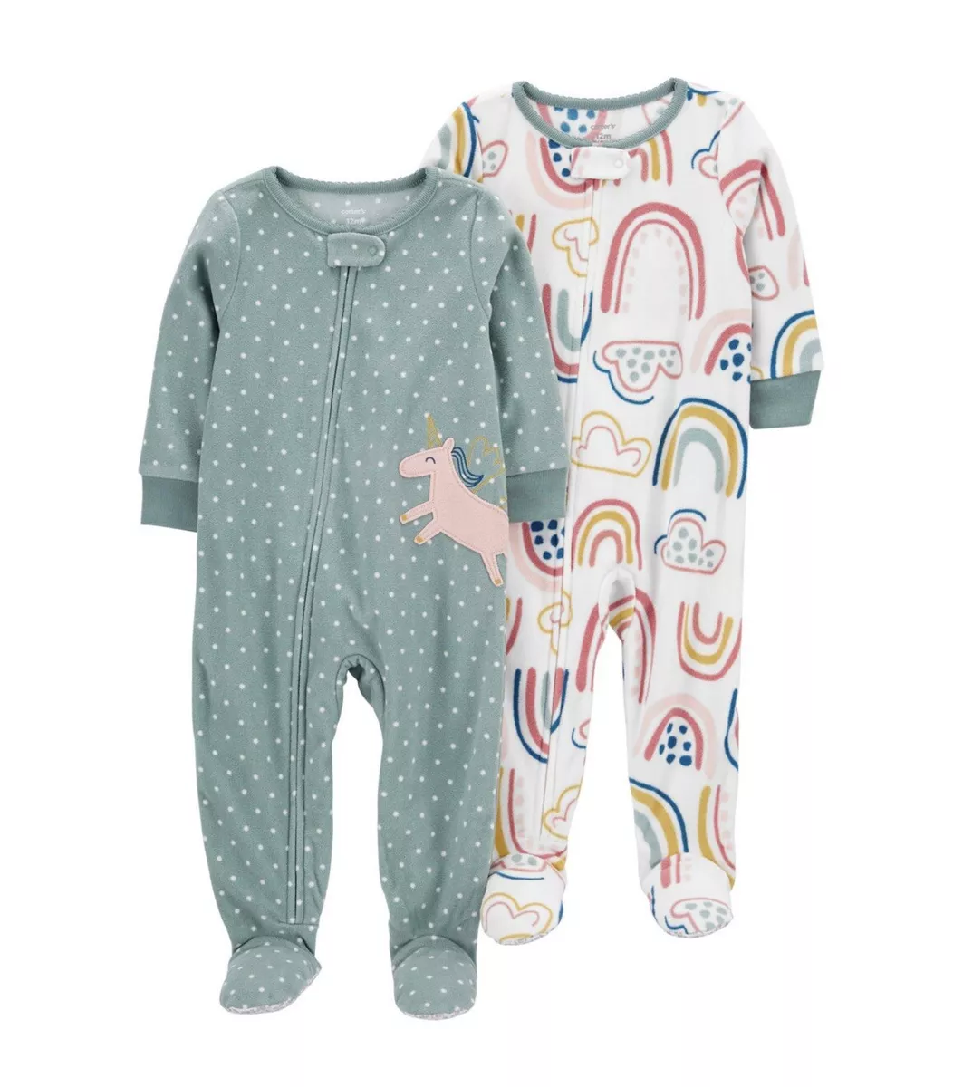 Carters unicorn hotsell fleece pajamas