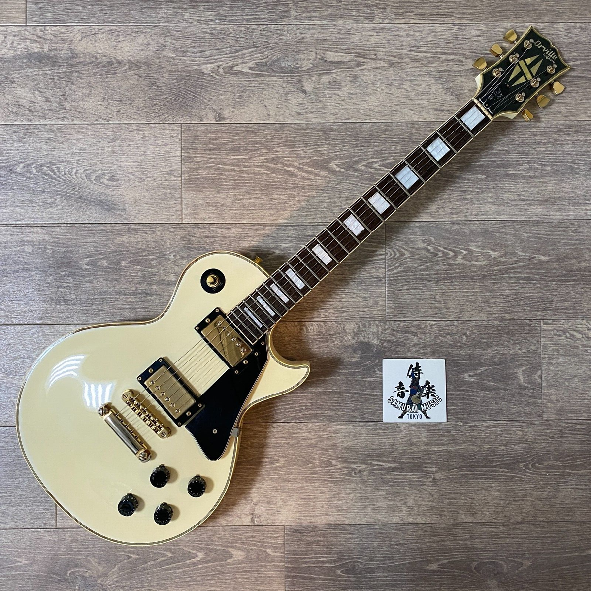 Orville By Gibson Electric Guitar Les Paul Custom White MIJ