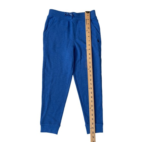 NEW KIDS BOYS POLO RALPH LAUREN BLUE JOGGER TRAINING LIGHTWEIGHT PANTS SIZE 7 - Picture 5 of 7