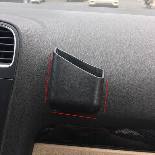 2pcs Black Car Accessories Phone Organizer Storage Bag Box Holder Universal - Picture 6 of 10