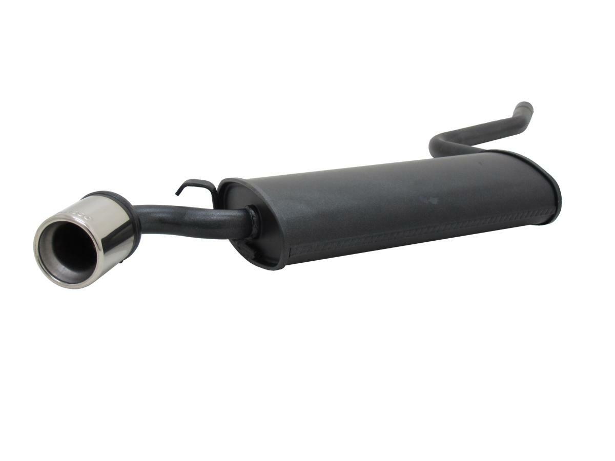 Silencieux echappement Fiat Cinquecento 91-99 avec sortie sport 1x90mm en acier