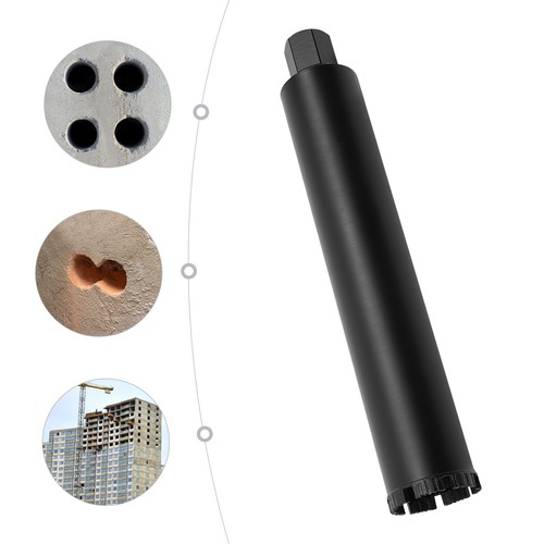 Black Wet Core Drill Bit Diamond Core Drill Core Bits 45# Steel for Concrete NEW - Picture 6 of 18