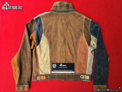 ?80s Vintage DIESEL Reversible Patchwork Khaki Suede 