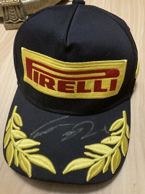 Niki lauda Nico Rosberg Jackie Stewart Signed Pirelli 1st podium