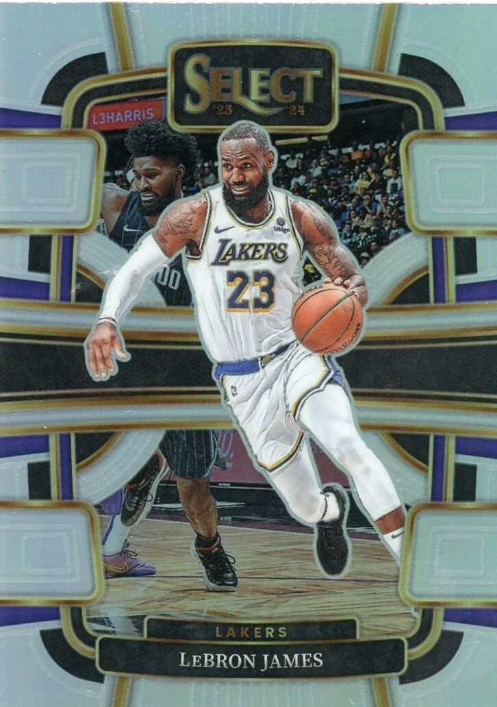 2023-24 Select Prizm Silver Concourse LEBRON JAMES No. 66!