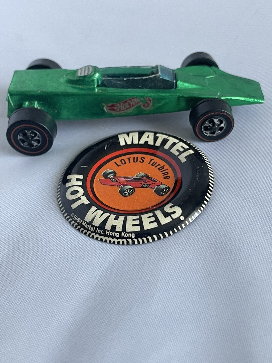 HotWheels LOTUS Turbine ホットウィール　ヴィンテージ Vintage Hot Wheels Redline Lotus Turbine with Button, 1969