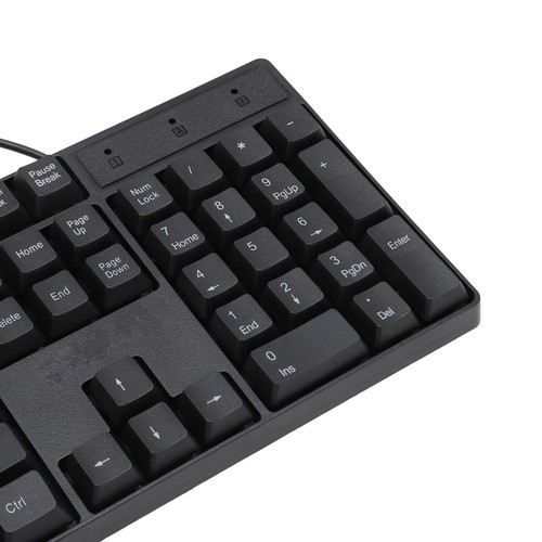 New Wired USB Keyboard Mouse Set Ergonomic 104 Keys Keyboard Comfortable Grip Mo - Picture 9 of 24