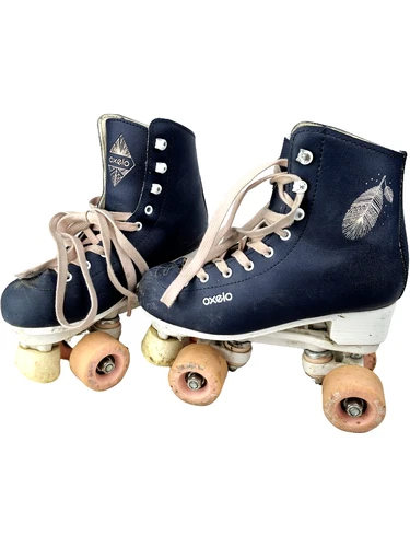 Oxello Rollschuhe Mädchen Kinderrollschuhe Mädchenrollschuhe navyblau/rosa