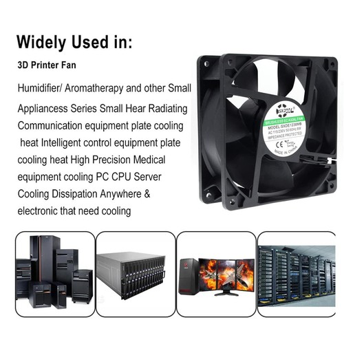 SXDOOL EC Motor Cooling Fan 120mm Fan 120mm 38mm AC 110V 115V 120V 220V 240V ... - Picture 4 of 9
