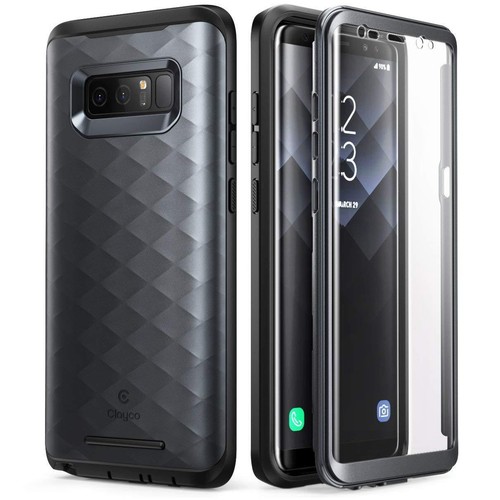 For Samsung Galaxy Note8 Note9, Clayco w/ 3D Curved Screen Protector 360° Case - Picture 21 of 24