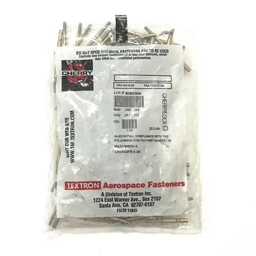 CHERRY TEXTRON / CHERRYLOCK BLIND RIVET CR2163505 UNIVERSAL HEAD