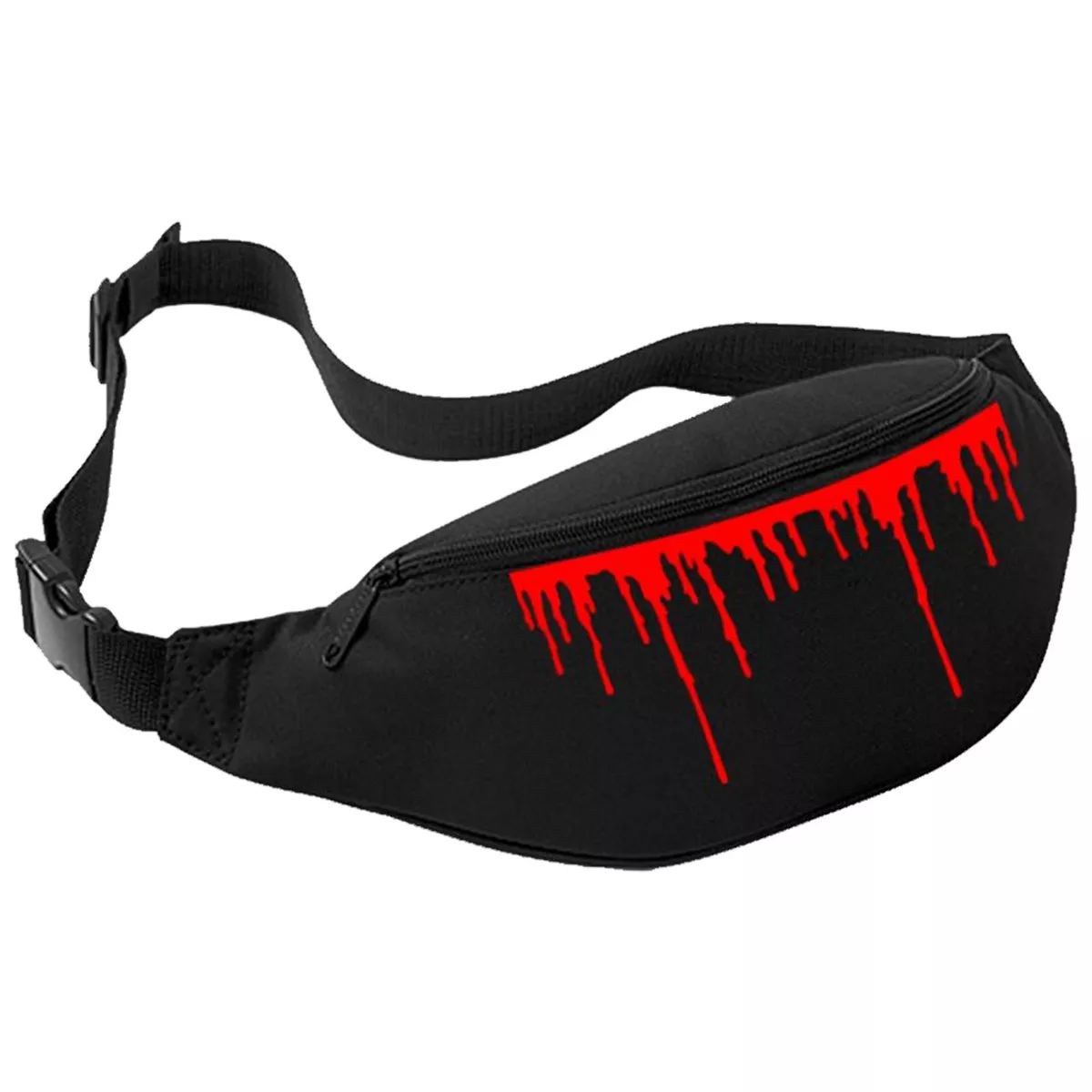 Dripping Red Blood Bum Bag Halloween Belt Fanny Pack Horror