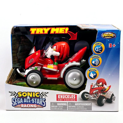 2012 Sonic & Sega All-Stars Racing Knuckles The Echidna Button Activated Car