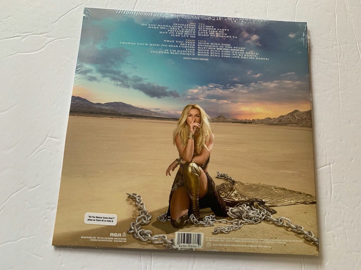 Britney Spears - Glory(Deluxe on Opaque White Vinyl 2LP