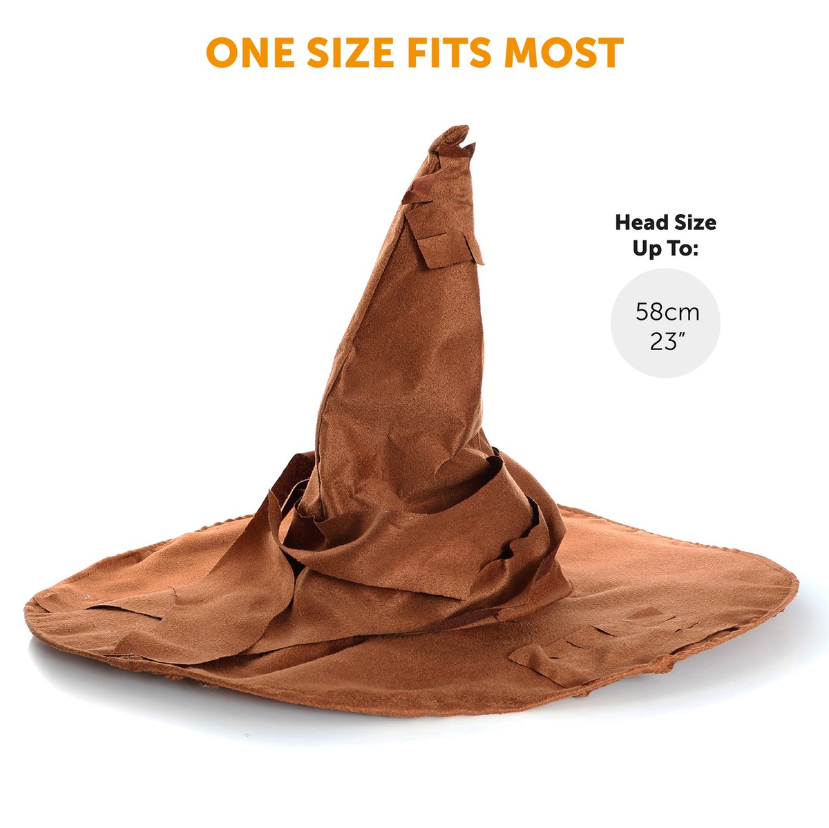 BROWN WIZARD WITCH HAT HALLOWEEN FANCY DRESS SORTING BOOK  display picture 2