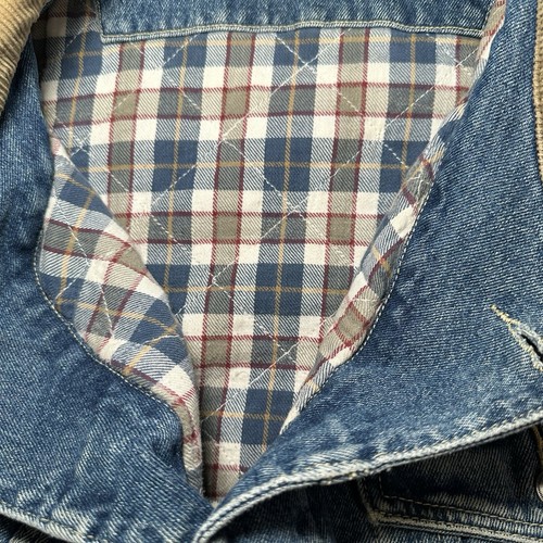 Vtg Chevy Swingster Embroidered Snap-on Jean Trucker Jacket Flannel Lined Sz XXL - Picture 7 of 8